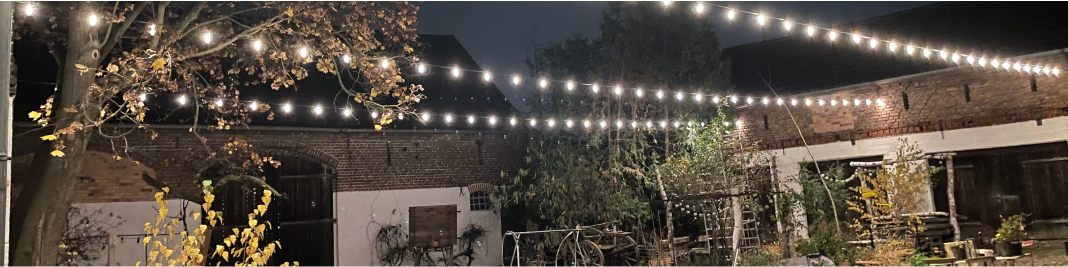 Profi ICON Lichterkette für Party & Events – Illu-Beleuchtung im Außenbereich
