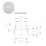 E14 - Standard Illu Fassung für Flachkabel mit Dichtung IP44