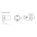 E14 - Standard Illu Fassung für Flachkabel mit Dichtung IP44
