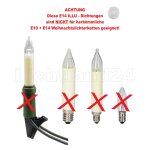 E14 - Silikon Dichtungsring / Ersatzdichtung für...