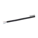 Illu Kabel Flachleitung schwarz H05RNH2-F 2x1,5 (IP44)