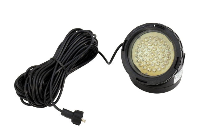 LED 3er-Set Teich- | Springbrunnenleuchten IP68 - je 40x 5mm LEDs GELB