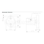 E14 - Standard Illu Fassung mit Flanschplatte für...