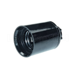 Lampenfassung E27 Duroplast mit MS-Gewinde M10x1, schwarz