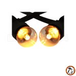 E27 City LED - 1,5 Watt G45 Tropfenlampe LENS extra...