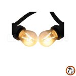 E27 City LED - 3 Watt ST44 dimmbare Lang-Tropfenlampe...