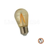 E27 City LED - 3 Watt ST44 dimmbare Lang-Tropfenlampe...