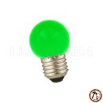 E27 - City LED Tropfen Lampe (G45) 1W GRÜN