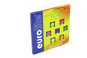 EUROLITE Dichro-Filter gelb, Rahmen silber PAR-56