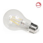 E27 LED Filament Birne dimmbar - A60 - 6W (= 60W) 2700K...