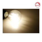 E27 LED Filament Birne dimmbar - A60 - 6W (= 60W) 2700K...