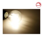 E27 LED Filament Birne dimmbar - A60 - 6W (= 60W) 2700K...