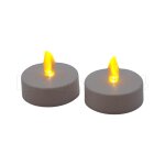 2er Pack LED Jumbo Teelichter inkl. Batterien Kerzen Deko...