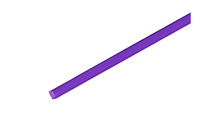 EUROLITE Leer-Rohr 10x10mm violett 2m
