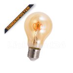 E27 RETRO SPIRAL LED Filament Glühlampe A60 2W 2200K...