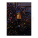 LED Solar Gartenfackel ORIENTAL Flammeneffekt, H. 40cm m. Erdspieß