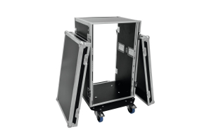 ROADINGER Rack Profi 18HE 45cm mit Rollen