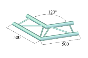 ALUTRUSS BILOCK BQ2-PAC22H 2-Weg Ecke 120°