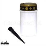 LED Solar Grablicht Kerze weiß mit...
