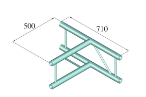 ALUTRUSS BILOCK BQ2-PAT36V 3-Weg T-Stück 90°