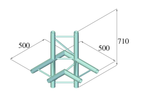 ALUTRUSS BILOCK BQ2-PAC44H 4-Weg Ecke