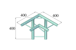 ALUTRUSS DECOLOCK DQ2-PAL31H 3-Weg Ecke 90°