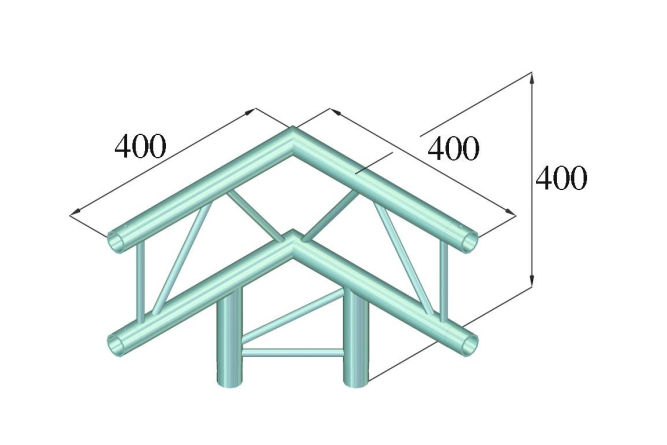 ALUTRUSS DECOLOCK DQ2-PAL31V 3-Weg Ecke 90°