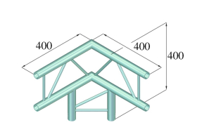 ALUTRUSS DECOLOCK DQ2-PAL31V 3-Weg Ecke 90°