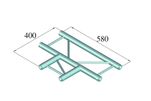 ALUTRUSS DECOLOCK DQ2-PAT35H 3-Weg T-Stück 90°