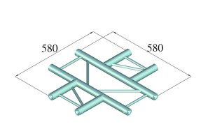 ALUTRUSS DECOLOCK DQ2-PAC41H 4-Weg Kreuz