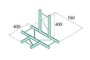 ALUTRUSS DECOLOCK DQ2-PAT42H 4-Weg T-Stück