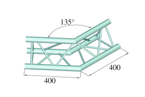 ALUTRUSS DECOLOCK DQ3-PAC23 2-Weg Ecke 135°