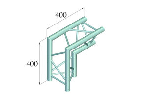 ALUTRUSS DECOLOCK DQ3-PAC25 2-Weg Ecke 90°