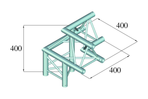 ALUTRUSS DECOLOCK DQ3-PAL32 3-Weg Ecke 90°