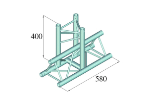 ALUTRUSS DECOLOCK DQ3-PAT35 3-Weg T-Stück 90°