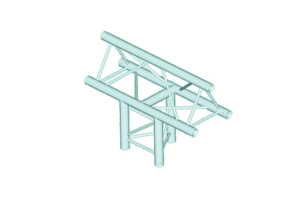 ALUTRUSS DECOLOCK DQ3-PAT38 3-Weg T-Stück 90°