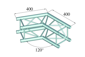 ALUTRUSS DECOLOCK DQ4-PAC22 2-Weg Ecke 120°