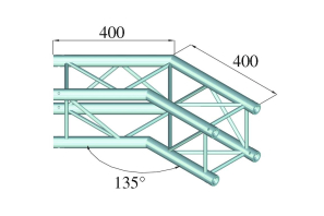 ALUTRUSS DECOLOCK DQ4-PAC23 2-Weg Ecke 135°