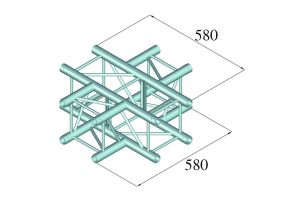 ALUTRUSS DECOLOCK DQ4-PAC41 4-Weg Kreuz