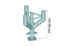 ALUTRUSS TRILOCK Nivellier-Fußgestell TNF-300