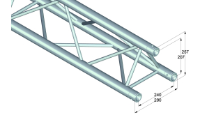 ALUTRUSS TRILOCK 6082-3000 3-Punkt-Traverse