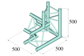 ALUTRUSS TRILOCK 6082AL-33 3-Weg-Ecke \/ rechts