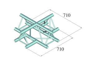 ALUTRUSS TRILOCK 6082AC-41 4-Weg-Kreuzstück