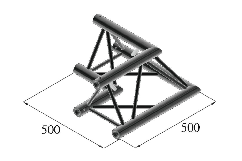 ALUTRUSS TRILOCK S-PAC 21 2-Weg-Ecke 90° schwarz