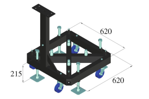 ALUTRUSS Tower Bodenplatte