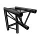 F33 2-Weg Ecke C25 90° stage black