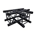 GLOBAL TRUSS  F34 PL 3-Weg Ecke T35 710mm stage black