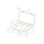 ROADINGER CD-Case für 200 CDs mit Trolley Schwarz