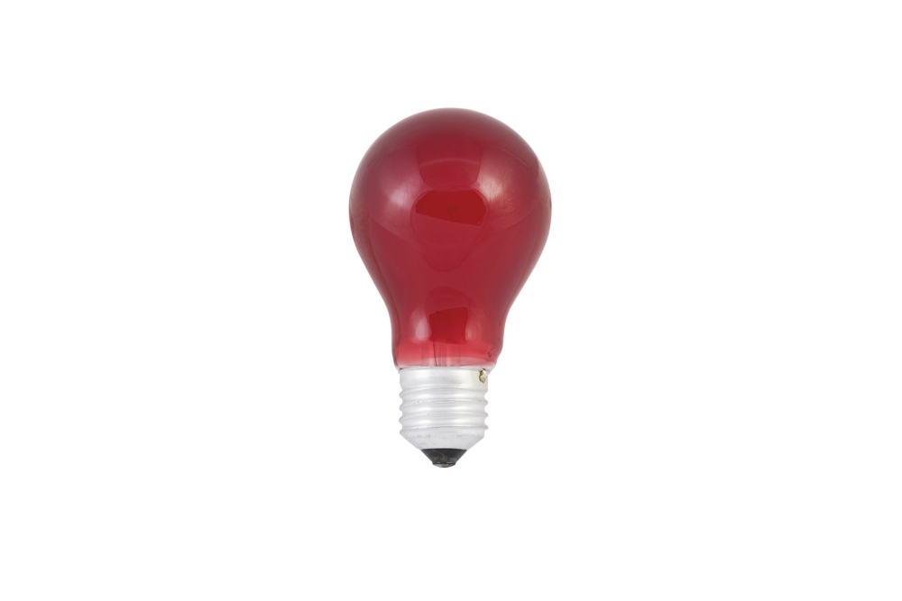 OMNILUX A19 230V/25W E-27 rot