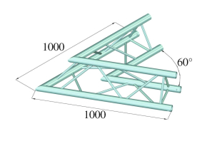 ALUTRUSS TRILOCK E-GL33 C-20 2-Weg-Ecke 60°